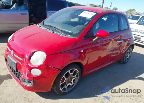 2012 Fiat 500 Sport из США, поврежденный, VIN 3C3CFFBR4CT131468